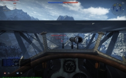 War Thunder - Gameplay Action-Screenshot (Cockpit-Ansicht) #5